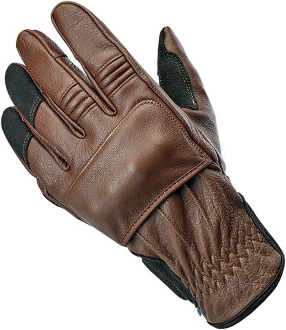 BILTWELL Belden Gloves - Chocolate/Black - Small 1505-0201-302