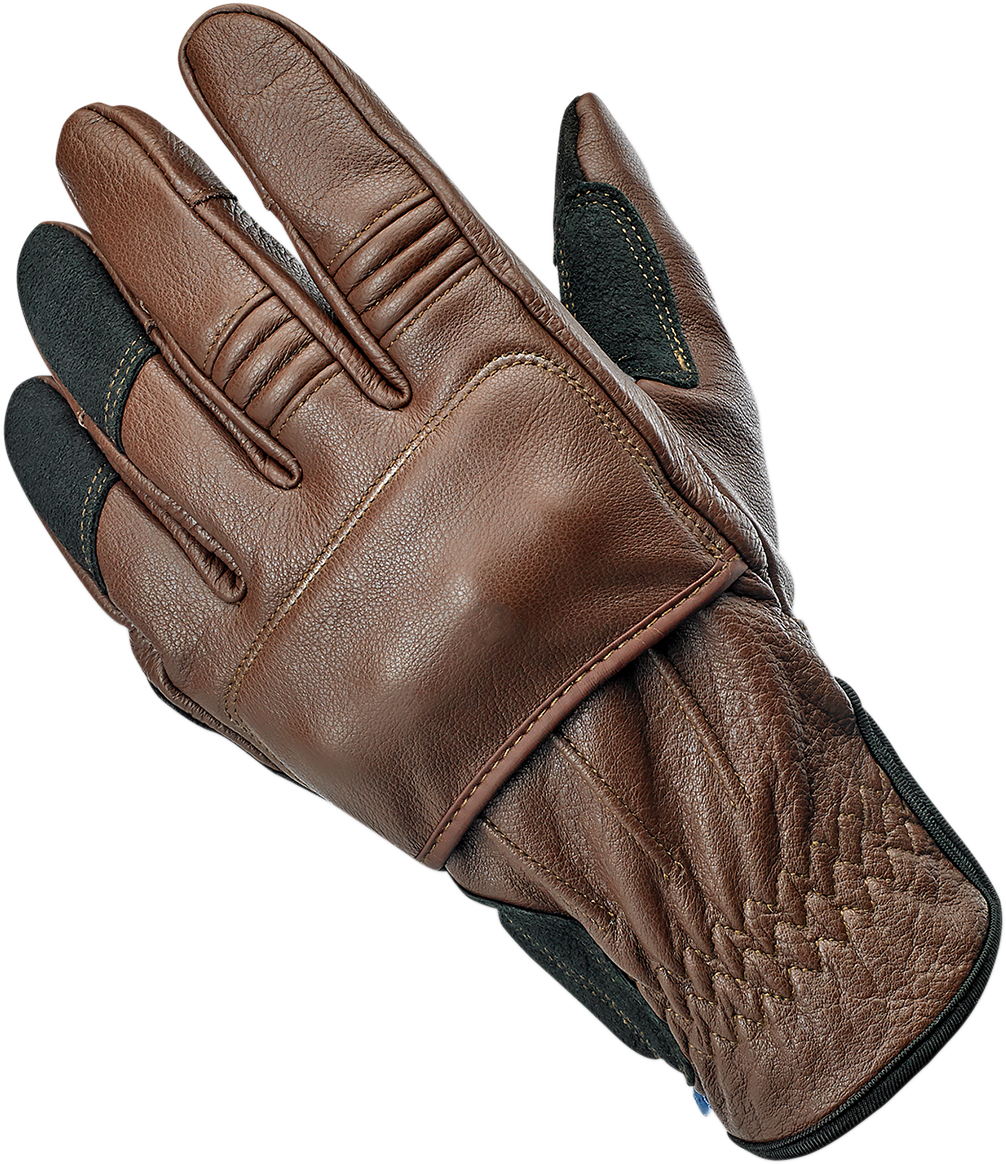 BILTWELL Belden Gloves - Chocolate/Black - Large 1505-0201-304