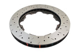 DBA 09+ Nissan GTR Rear Drilled & Slotted 5000 Series Brembo Direct Replacement Rotor 52323.1XS