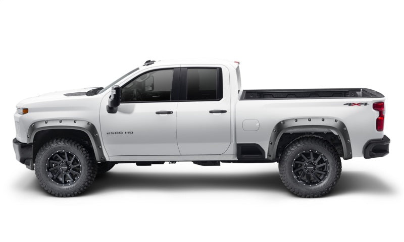 Bushwacker 19-21 Chevrolet Silverado 2500 / 3500 HD (Excl. Dually) Forge Style Flares 4pc - Black 48146-08
