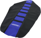 SDG 6-Ribbed Seat Cover - Black Ribs/Blue Top/Black Sides 95938KBK