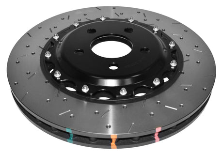DBA 09+ Nissan 370Z Sport / Infiniti G37 Sport Front Drilled & Slotted 5000 Series 2 Piece Rotors 52314BLKXS