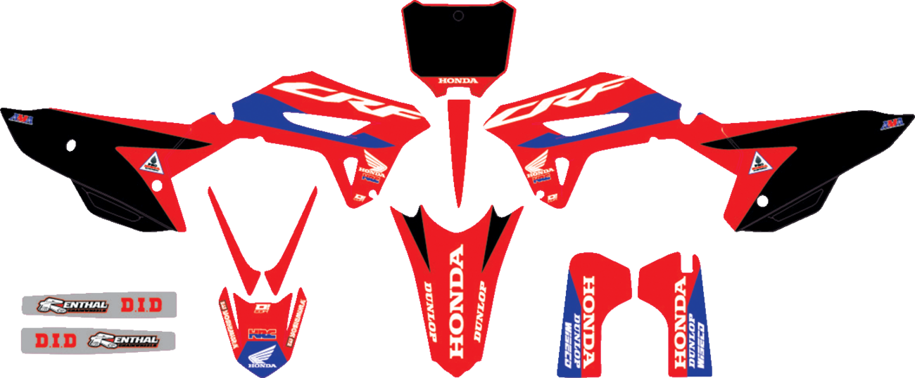 D'COR VISUALS Graphic Kit - HRC Honda 20-10-631