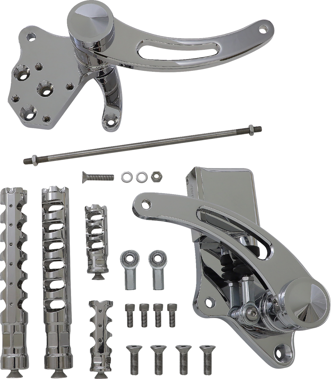 ACCUTRONIX Forward Control - Chrome - Slotted FC103-KSAKC