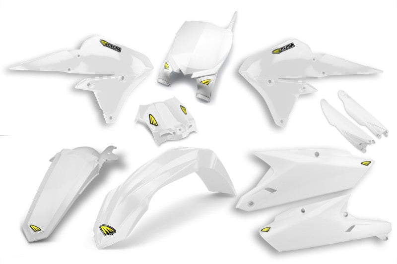 Cycra 14-18 Yamaha YZ250F-450F Powerflow Body Kit White 1CYC-9312-42