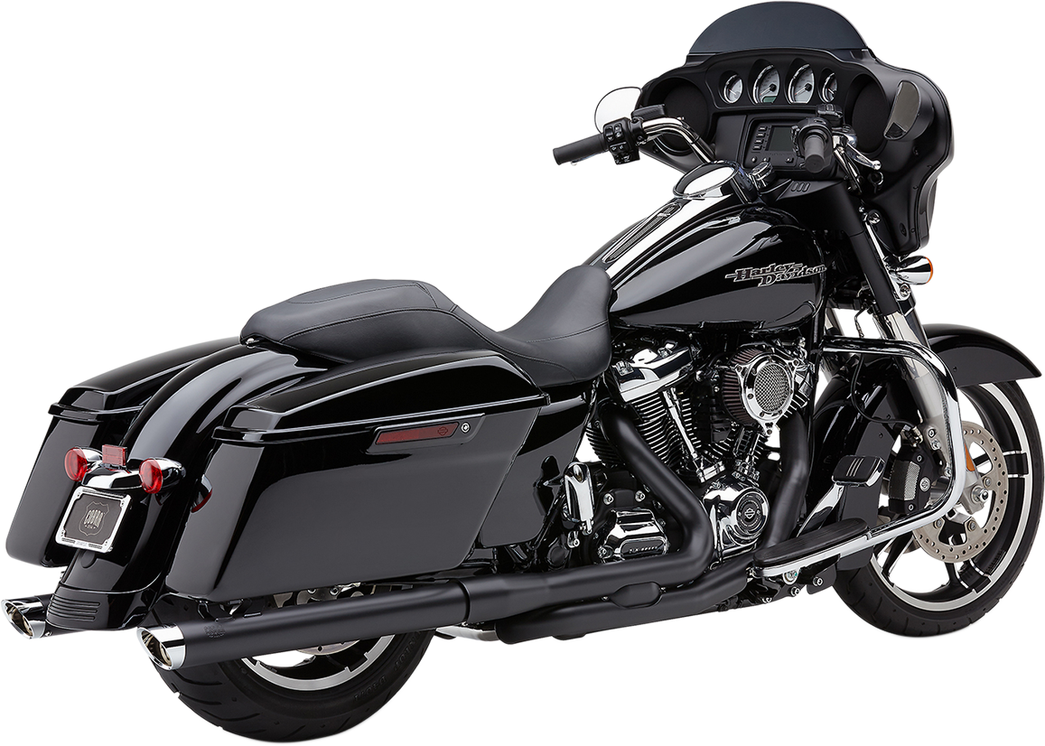 COBRA 3" Mufflers - Black - '17-'20 Bagger 6021RB