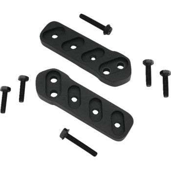 SHOW CHROME Floorboard Relocators - Passenger - Black - Spyder 41-425