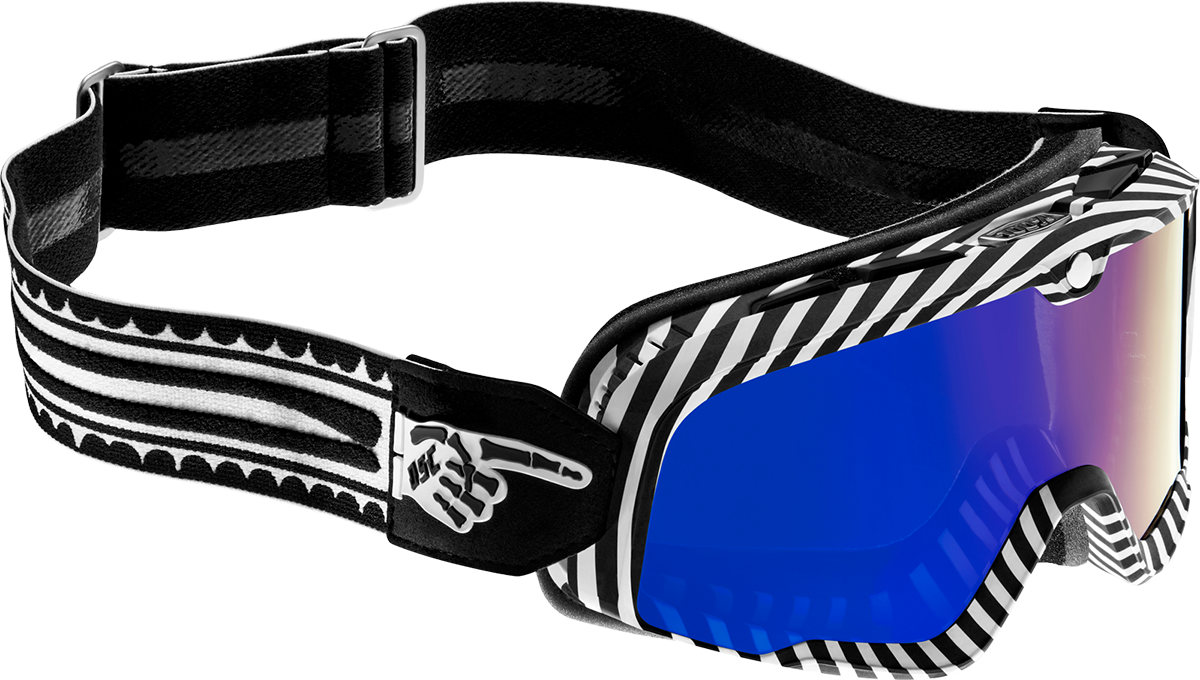 100% Barstow Goggles - Death Spray - Blue Mirror 50000-00002