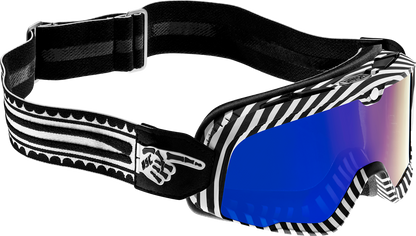 100% Barstow Goggles - Death Spray - Blue Mirror 50000-00002