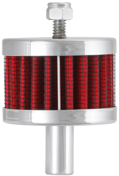 K&N Steel Base Crankcase Vent Filter 0.5in Vent OD x 2in OD x 1.5in Height 62-1100