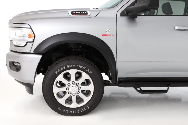 Bushwacker 2019 Dodge Ram 2500 Extend-A-Fender Style Flares 2pc Front - Black 50067-02