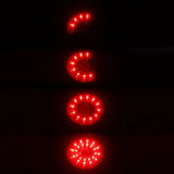 AlphaRex 05-13 Chevrolet Corvette PRO-Series LED Tail Lights Jet Black 610020