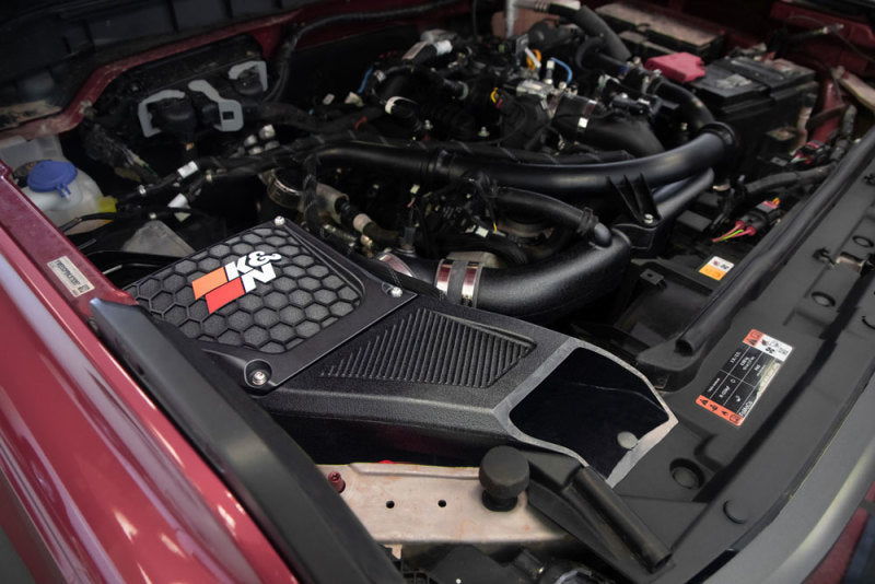 K&N 21-23 Ford Bronco 2.7L V6 F/I Dryflow Performance Air Intake System 30-2619