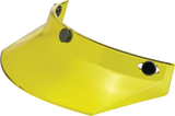 BILTWELL Moto 3-Snap Visor - Yellow 2002-103