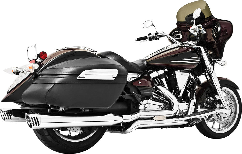 FREEDOM Duals W/4" Muff Chr Roadliner-Stratoliner MY00092
