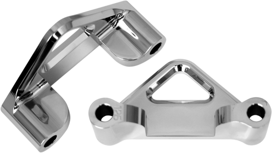 ACCUTRONIX Hot Legs/Bagger Legs Fender Spacers - Chrome - 1.25" Spacer - For 5.5" Width Fender TFS41-EMF125C