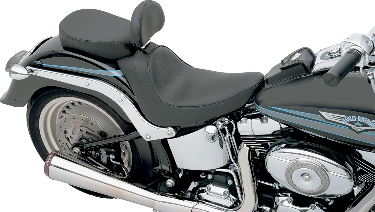 DRAG SPECIALTIES Asiento individual - Liso - Respaldo del conductor 0802-0626