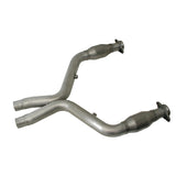 BBK 11-14 Mustang 5.0 Short Mid X Pipe With Catalytic Converters 3.0 For BBK Long Tube Headers 1658