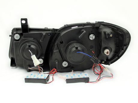 ANZO 1998-2007 Lexus Lx470 Projector Headlights w/ Halo Black (CCFL) 111170