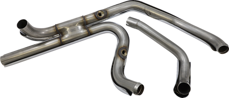 S&S CYCLE El Dorado Dual Exhaust System - Chrome - Black Tracer 550-0678B