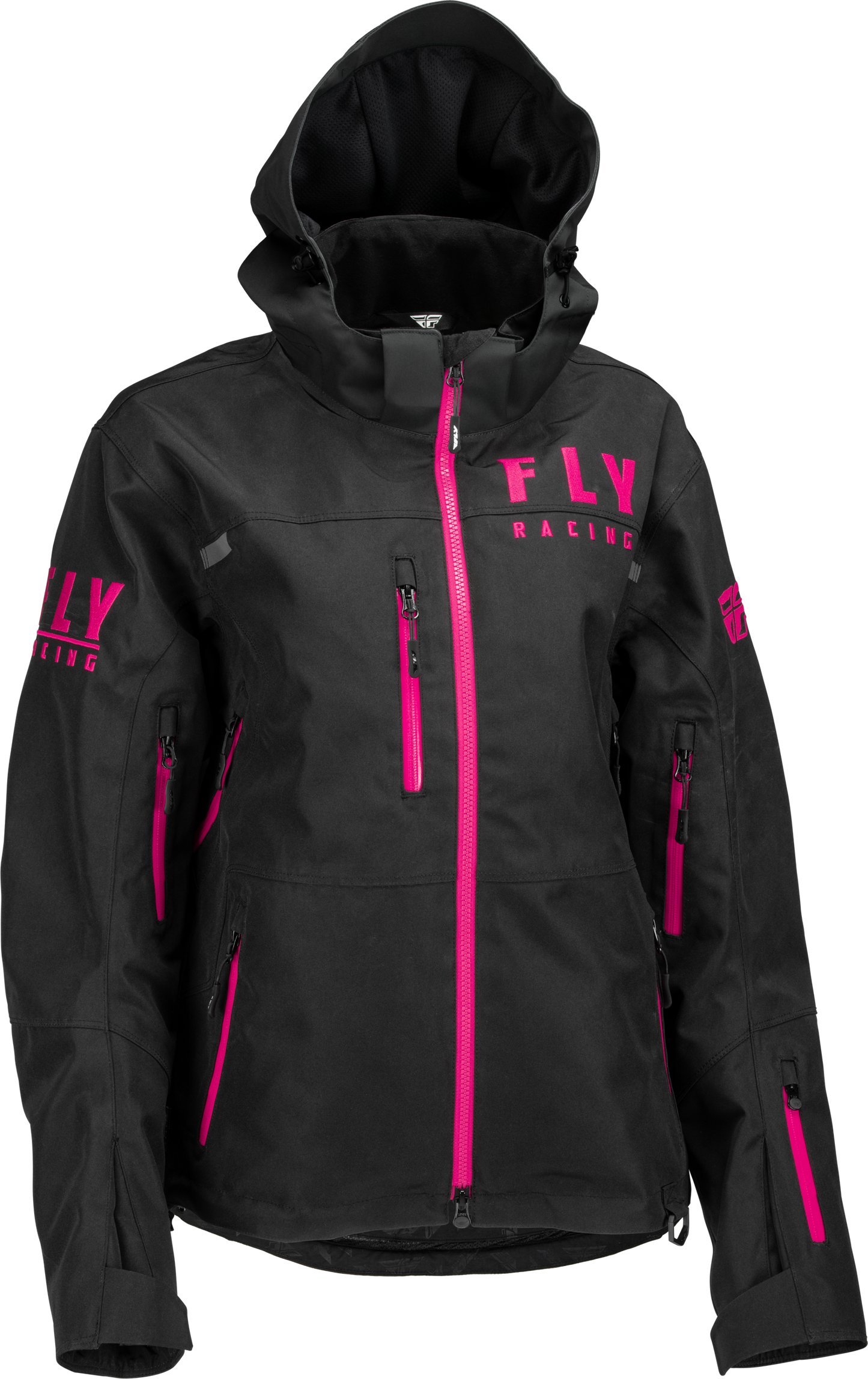 FLY RACING Women's Carbon Jacket Black/Pink 4x 470-45024X