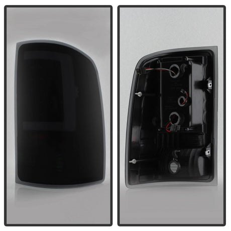 xTune 07-13 GMC Sierra 1500 LED Tail Lights - Black Smoke (ALT-ON-GS07-G2-LED-BSM) 9038518