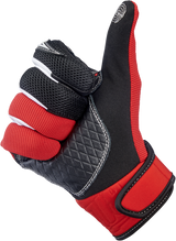 BILTWELL Baja Gloves - Red - XS 1508-0801-301