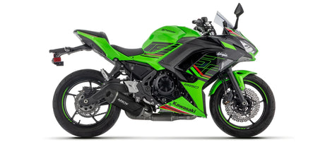 Arrow  Kawasaki Ninja 650/Z650 '23/24 E5+ Full System With Icon Aluminium Dark Silencer - 77501akn