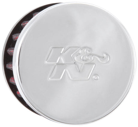 K&N Clamp On Rubber Base Crankcase Vent Filter 0.5in Flange ID 2in OD 1.5in Height 62-1330