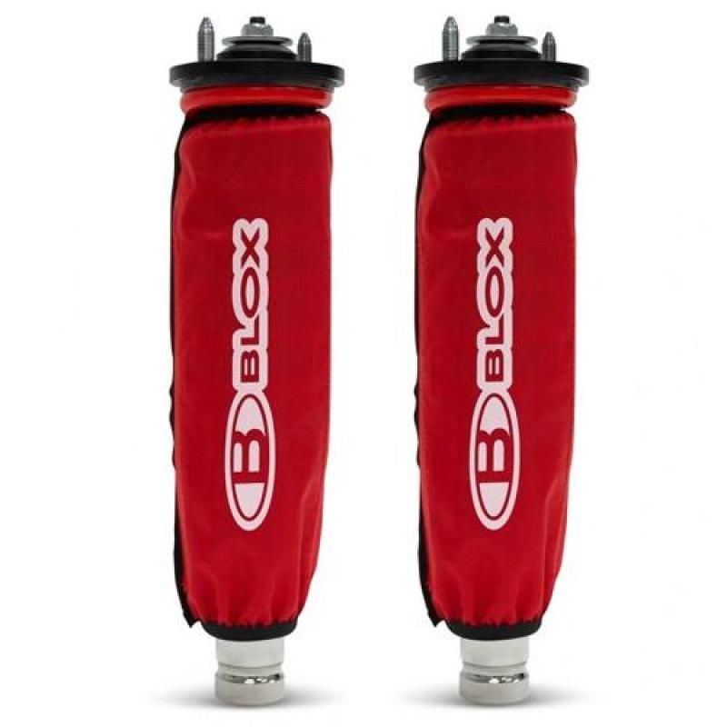 BLOX Racing Coilover Covers - Red (Pair) BXSS-00100-CCR