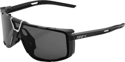 100% Eastcraft Sunglasses - Matte Black - Smoke 61045-102-01