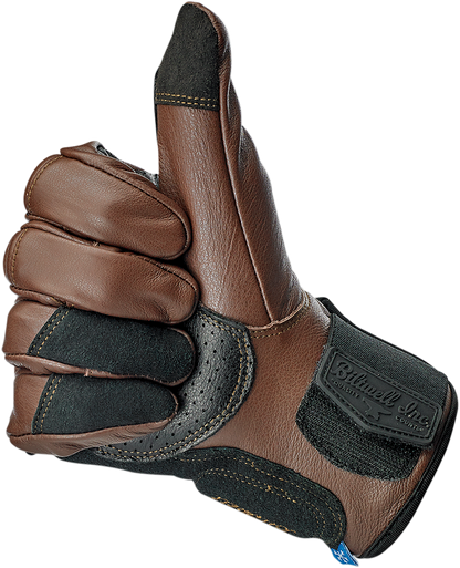 BILTWELL Belden Gloves - Chocolate/Black - Small 1505-0201-302