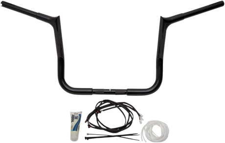 FAT BAGGERS INC. Handlebar Kit - Pointed Top - 12" - Black 909212-B