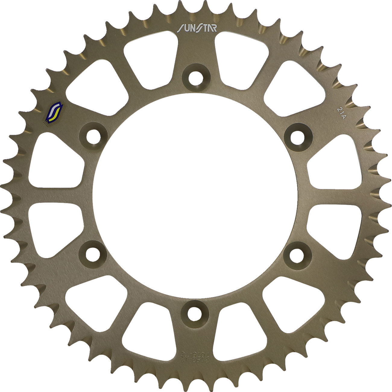 SUNSTAR SPROCKETS Rear Sprocket - 48 Tooth - Gold 5-359248