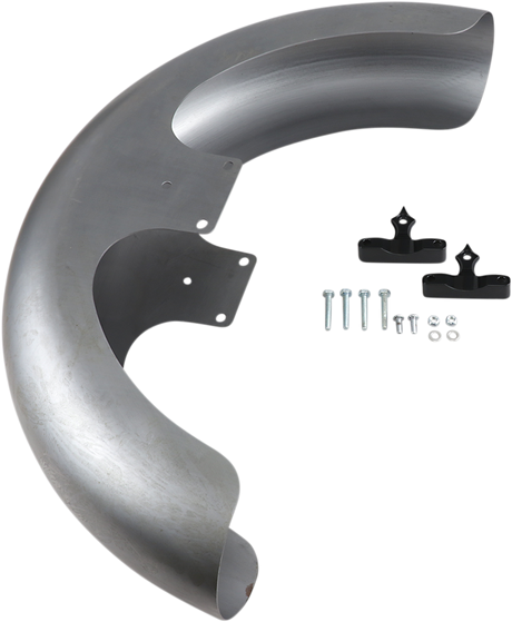 RC COMPONENTS Builder Front Fender Kit with Black Adapters - For 23" Wheel FNDRKT23-B