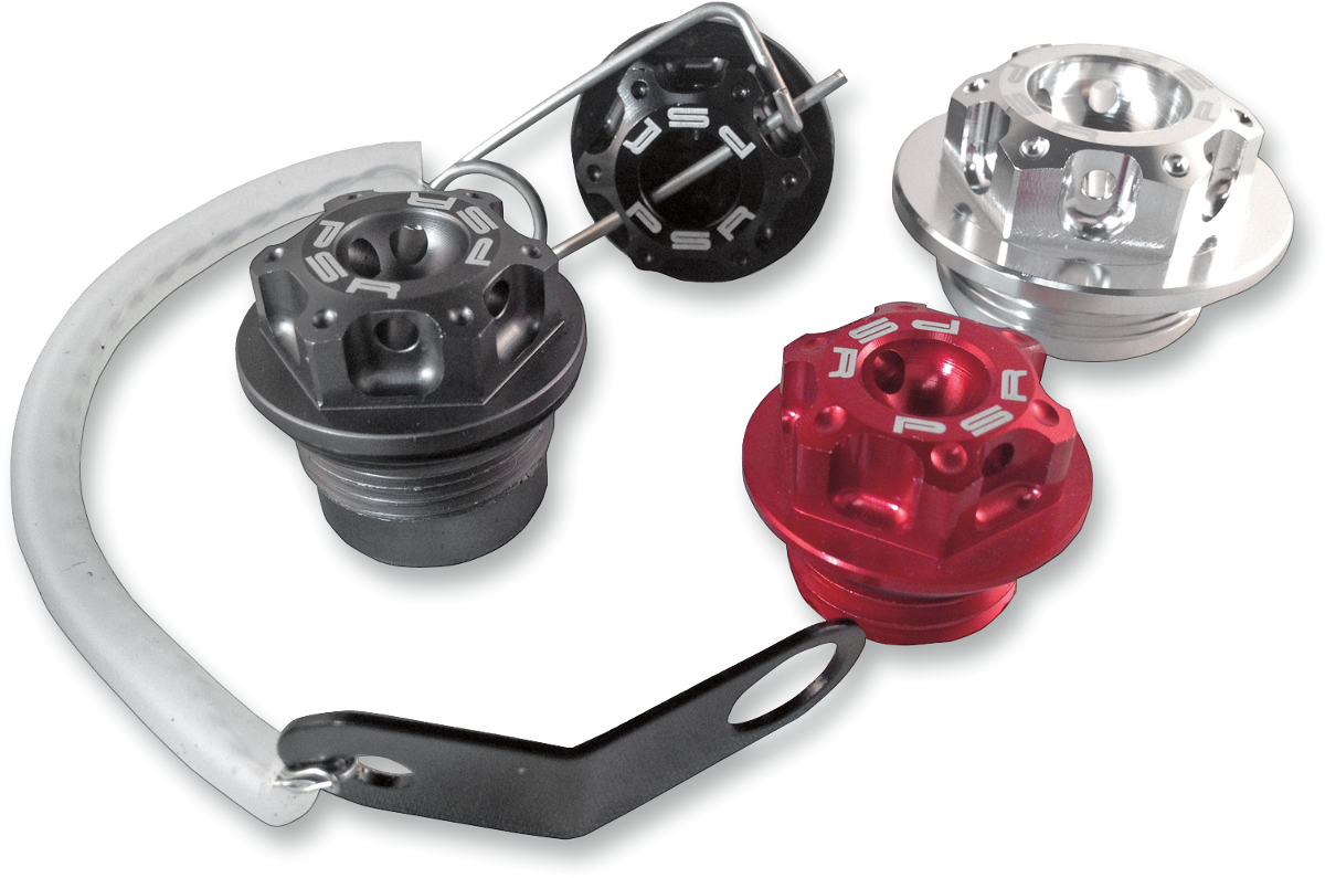 POWERSTANDS RACING Oil Cap Kit - Gun Metal - M25 x 1.5 00-01315-29