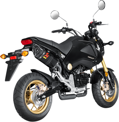 Silenciador de línea deslizante AKRAPOVIC - Fibra de carbono Grom 125 MSX 2013-2015 S-H125SO1-HAPC 1811-2692 