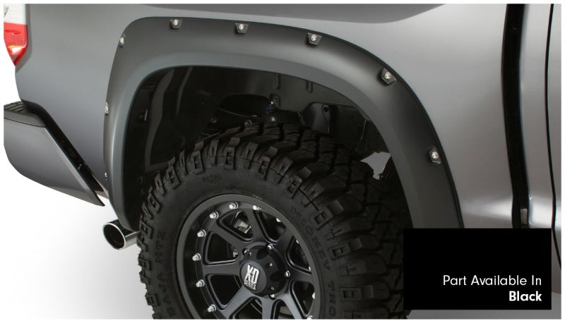 Bushwacker 16-17 Toyota Tundra Fleetside Pocket Style Flares 4pc 66.7/78.7/97.6in Bed - Black 30918-33