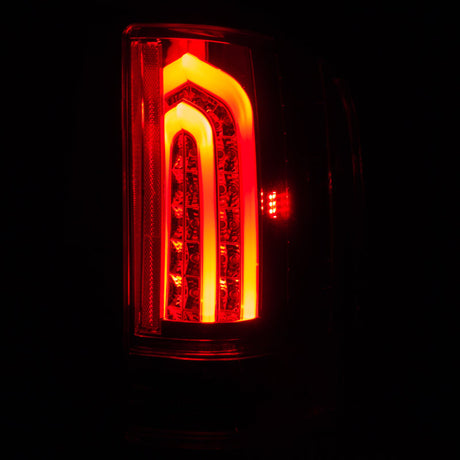 ANZO 2007-2013 Chevrolet Silverado 1500 LED Taillights Red/Clear G2 311225