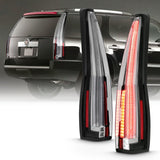 ANZO 2007-2014 Cadillac Escalade Led Taillights Red/Clear 311296