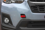 Perrin 2022 Subaru WRX / 18-21 Crosstrek / 14-21 Forester Tow Hook Kit (Front) - Red PSP-BDY-237RD