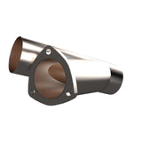 QTP 3in Weld-On QTEC Exhaust Cutout Y-Pipe 10300