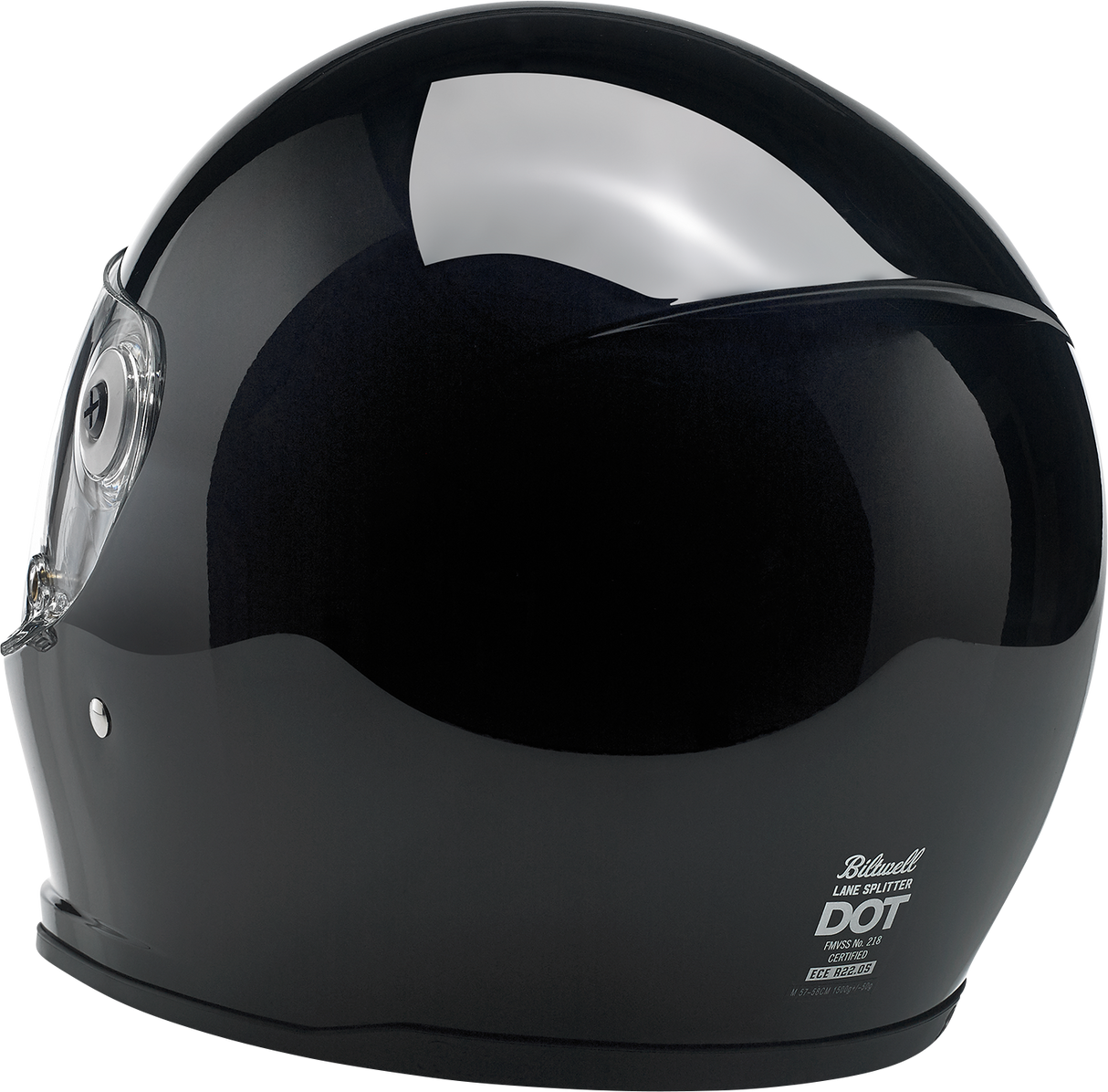 BILTWELL Lane Splitter Helmet - Gloss Black - 2XL 1004-101-106