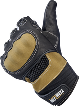 BILTWELL Bridgeport Gloves - Tan - Small 1509-0901-302