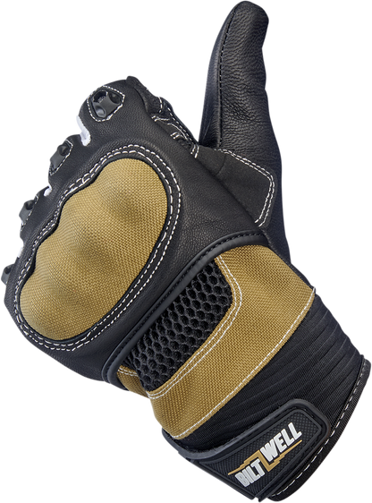 BILTWELL Bridgeport Gloves - Tan - Medium 1509-0901-303