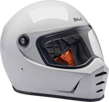 BILTWELL Lane Splitter Helmet - Gloss White - XS 1004-104-501