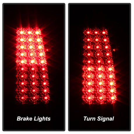 Xtune Chevy Silverado 1500/2500/3500 99-02 LED Tail Lights Red Smoke ALT-ON-CS99-LED-RS 5011763
