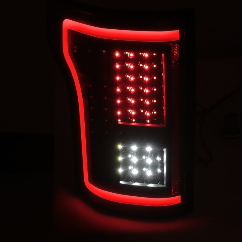 ANZO 2015-2017 Ford F-150 LED Taillights Black 311285
