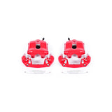 Power Stop 92-98 BMW 318i Front Red Calipers w/Brackets - Pair S1618