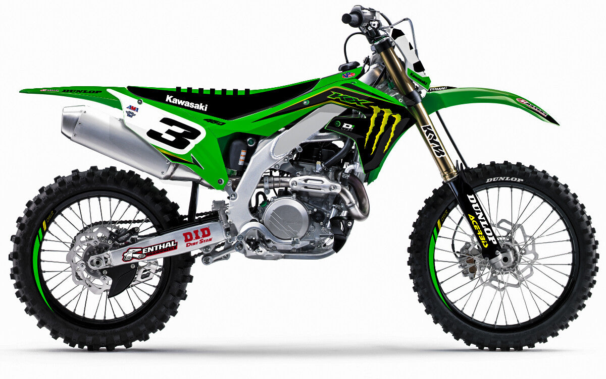 D-COR Complete Kit 20 Mek Kx 450 (19-20) Wht Bg 20-20-800